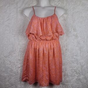 Lilly Pulitzer For Target Large Pink Flounce Dress Giraffing Me Crazy Beachy